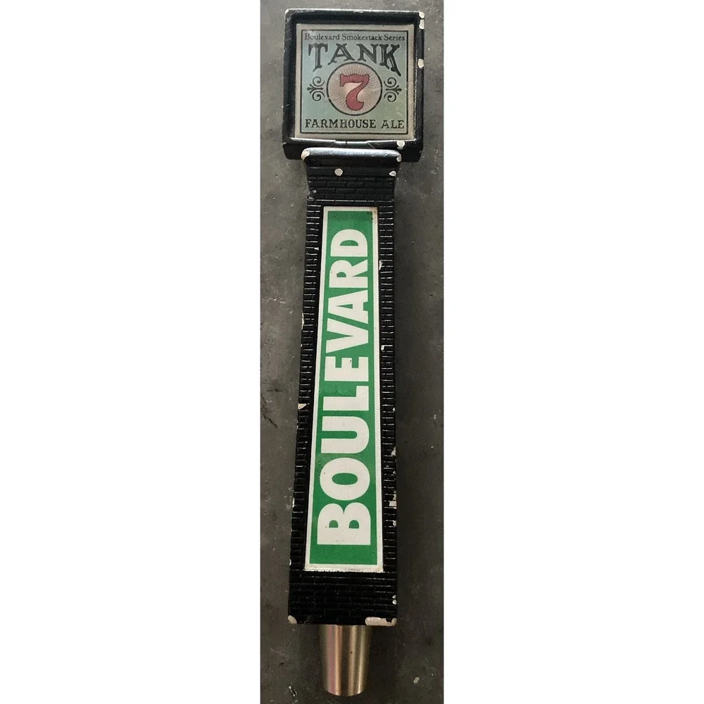 Vintage Beer Tap Handle Boulevard Tank 7 Farmhouse Ale Smokestack Series /Radler